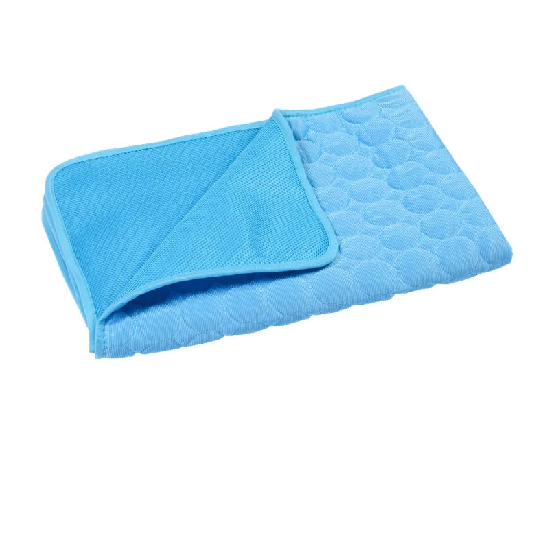 Pet Cooling Gel Mat For Cats and Dogs - Breathable and Machine Washable - Instant Cooling - Comfort Solution for Summer Heat