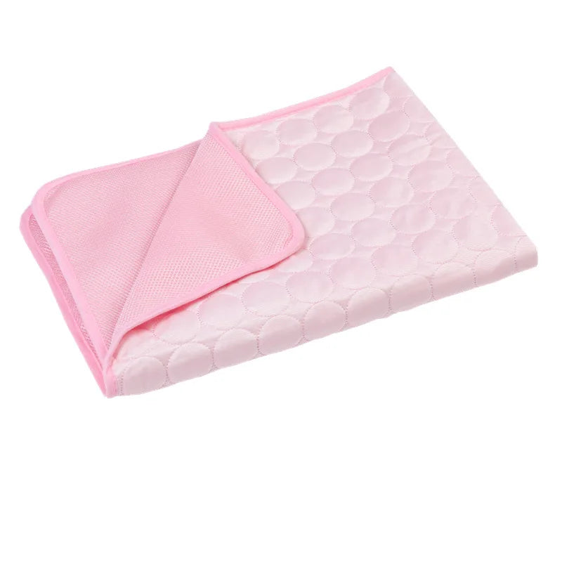 Pet Cooling Gel Mat For Cats and Dogs - Breathable and Machine Washable - Instant Cooling - Comfort Solution for Summer Heat