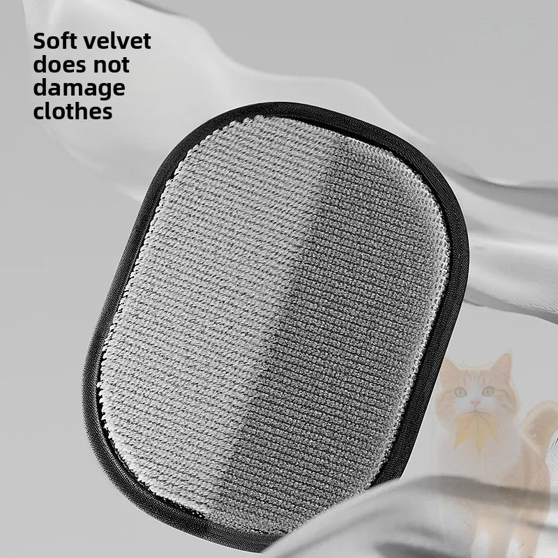 Pet Hair Removal Glove: Powerful Static Grooming Glove - For Cat & Dog Fur on Furniture Car & Clothing
